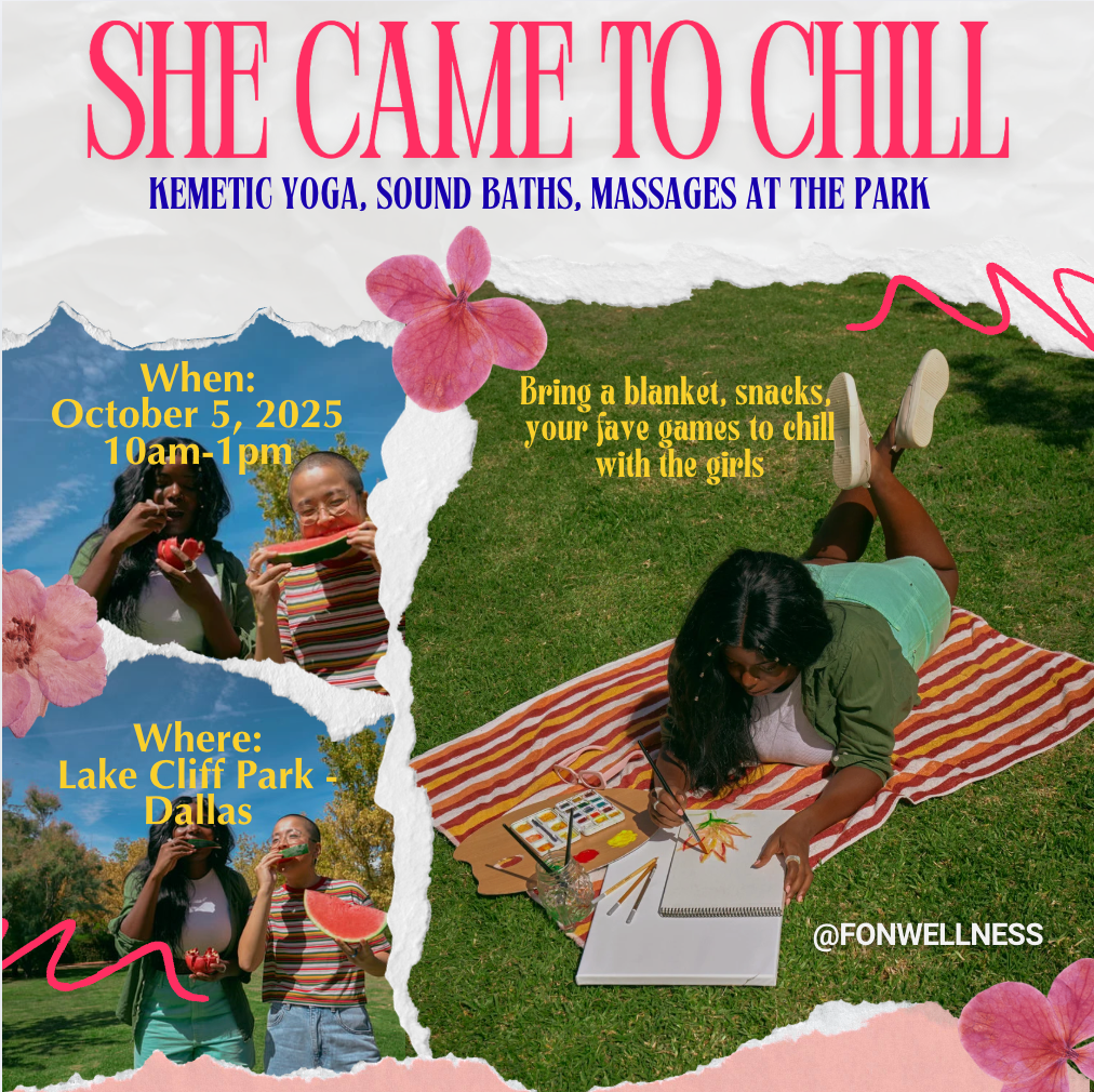 She Came to Chill (in the park) Event